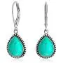 Boho Bali Style Milgrain Setting Semi Precious Gemstones Pear Shaped Teardrop Leverback Dangle Drop Earrings For Women Teen Oxidized 925 Sterling Silver Boho Bali Style Milgrain Setting Semi Precious Gemstones Pear Shaped Teardrop Leverback Dangle Drop Earrings For Women Teen Oxidized 925 Sterling Silver