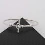 WUSUANED Infinity Love Heart Cross Bracelet Religious Jewelry for Godmothers Baptism Gift for Godmother