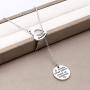FAADBUK in Memory of Loved Dad Mom Grandpa Grandma Necklace A Piece of My Heart Lives in Heaven Jewelry Lariat Y Necklace Sympathy Loss Gift