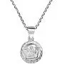 Mini Little Cherub Cupid Angel .925 Sterling Silver Pendant Necklace