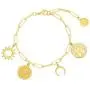BESTTERN Charm Bracelets for Women Gold, Cute Link Charms Friendship Bracelet, Stainless Steel Inspirational Bracelet for Teen Girl