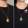 ROWIN&CO 18K Gold Plated Stainless Steel Lion Pendant Necklace Hip Hop Jewelry Personalized Egyptian Pharaoh King Costume Chain Pendant Gifts for Men, with 24'' Chain ROWIN&CO 18K Gold Plated Stainless Steel Lion Pendant Necklace Hip Hop Jewelry Personalized Egyptian Pharaoh King Costume Chain Pendant Gifts for Men, with 24'' Chain