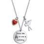 HN HNHB Ballet Girl Gift Inspirational Ballet Gifts Dance Like No One is Watching Ballerina Charm Necklace Jewelry Fashion Gift Ballet Performer, Girl