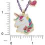 Jojo Siwa Unicorn with Heart Charm Pendant Necklace, 16''+3'', Multi, Medium (NH00674YL-16)