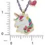 Jojo Siwa Unicorn with Heart Charm Pendant Necklace, 16''+3'', Multi, Medium (NH00674YL-16) Jojo Siwa Unicorn with Heart Charm Pendant Necklace, 16''+3'', Multi, Medium (NH00674YL-16)