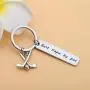HOLLP Daddy Keyring Golf Gift for Fathers Day Dad Jewelry Golf Charm Father Keyring Best Daddy by Par Keychain
