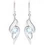 NOVICA Blue Topaz .925 Sterling Silver Dangle Earrings, Dazzling Gleam NOVICA Blue Topaz .925 Sterling Silver Dangle Earrings, Dazzling Gleam