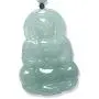 Guan Yin Pendant | Guan Yin Necklace | Kuan Yin Pendant | Jade Pendant | Kuan Yin Pendant | Kwan Yin Necklace | Guanyin Necklace | Grade A Jadeite Jade, 26'' Adjustable Rope ( 54..5mm High)