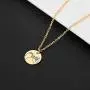 Augonfever Pinky Promise Necklace Compass Gift for Girls Women with Message Card