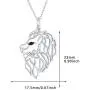 Waysles Wolf/Lion/Butterfly Necklace Celtic Knot Pendant 925 Sterling Silver Animal Jewelry Gift for Women/Girls/Teens Birthday with Packing Box Waysles Wolf/Lion/Butterfly Necklace Celtic Knot Pendant 925 Sterling Silver Animal Jewelry Gift for Women/Girls/Teens Birthday with Packing Box