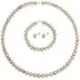 Sterling Silver Womens Jewelry Freshwater Cultured Pearl Necklace 18'' 7'' Bracelet Earrings Set 6-6.5mm Sterling Silver Womens Jewelry Freshwater Cultured Pearl Necklace 18'' 7'' Bracelet Earrings Set 6-6.5mm
