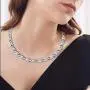 N+NITROLUBE Womens Magnetic Titanium Necklace Silver Fashion Healing Necklaces Neck Therapy Magnetic Jewelry Gift (Silver, 18.5 inches) N+NITROLUBE Womens Magnetic Titanium Necklace Silver Fashion Healing Necklaces Neck Therapy Magnetic Jewelry Gift (Silver, 18.5 inches)