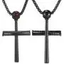 Cross Necklace by Pendant Men Sports Stainless Steel Necklace and Baseball Cross Necklaces Boys Gift Cross Necklace by Pendant Men Sports Stainless Steel Necklace and Baseball Cross Necklaces Boys Gift