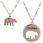 Lux Accessories Mama Bear Mother Daughter Charm Necklace Set 2 Lux Accessories Mama Bear Mother Daughter Charm Necklace Set 2