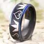 Cosplay Jewelry 8mm Width Kingdom Hearts & Crowns Design Ring Wedding Ring Engagement Ring-Free Inside Engraving Cosplay Jewelry 8mm Width Kingdom Hearts & Crowns Design Ring Wedding Ring Engagement Ring-Free Inside Engraving