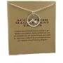 Friendship Snowy Mountain Peak Necklace Magnificent Things Good Luck Pendant with Message Card Calling Hiking Gifts