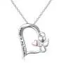 Sterling Silver Always in My Heart Fairy Angel Wing Memorial Necklace for Women Girlfriend Daughter