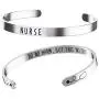 Nurse Bracelet - RN Gifts - Stainless Steel Bangle for Women – Silver cuff with stethoscope - inspirational mantra daily reminder – Christmas Birthday or Graduation gift Nurse Bracelet - RN Gifts - Stainless Steel Bangle for Women – Silver cuff with stethoscope - inspirational mantra daily reminder – Christmas Birthday or Graduation gift