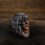 Wolf Ring for Men, Viking Warrior Odin Rings, Norse Viking Wolf Head Ring, Retro Wolf Totem Rings, Wolf Amulet Ring, Punk Animal Wolf Jewelry for Men Boys