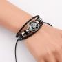 My Hero Wristband Braided Bracelet Necklace Anime My Hero Time Gemstone Leather Jewelry