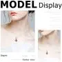 CDE Swarovski Necklace Flower Pendant Pink Crystals Women Jewelry Necklaces CDE Swarovski Necklace Flower Pendant Pink Crystals Women Jewelry Necklaces