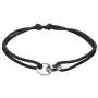 Handmade Adjustable Rope Bracelet Two Rings Link Symbol of Love Friendship Affection Luck Bracelet Jewelry Gift