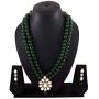 Aheli Wedding Party Faux Kundan Pendant Beads Necklace Earrings Set Bollywood Party Indian Jewelry for Women