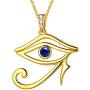 Symbol of Protection Necklace for Men Women 925 Sterling Silver Egypt Eye of Horus/Tree of Life Drop Pendant/ Wavy Cross Men Necklace/Round Star of David Amulet Pendant Necklace Amulet Jewelry Gift