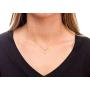 Clavicle Necklace with Blessing Gift Card, Small Dainty Gold Sun God Light with Rope Pendant Chain, Classy Costume Choker Jewelry Favors