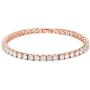 PAVOI 14K Gold Plated Cubic Zirconia Classic Tennis Bracelet | Gold Bracelets for Women | 4mm CZ, Size 6.5-7.5 Inch