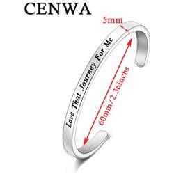 CENWA Love That Journey for Me Cuff Bracelet Present For Fans