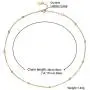 YIBA Choker Necklace 18K Gold Plated Chain Tiny Beaded Choker Satellite Bead Jewelry Gift for Women and Girl Chain (18k Gold Plated) YIBA Choker Necklace 18K Gold Plated Chain Tiny Beaded Choker Satellite Bead Jewelry Gift for Women and Girl Chain (18k Gold Plated)