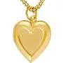 LIFETIME JEWELRY Inlaid Heart Locket Necklace for Women and Girls 24k Gold Plated LIFETIME JEWELRY Inlaid Heart Locket Necklace for Women and Girls 24k Gold Plated