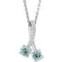 1/2 Cttw Diamond Freeform Charm Pendant (16mm x 9.9mm) (.50 Cttw) 1/2 Cttw Diamond Freeform Charm Pendant (16mm x 9.9mm) (.50 Cttw)