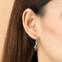 Boma Jewelry Sterling Silver Music Note & Treble Clef Earrings