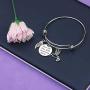 Memorial Bracelet Now She Flies with Hummingbirds Remembrance Gift Loss of Mother Memorial Keepsake Jewelry Bereavement Gift (hummingbirds BR) (hummingbirds BR)