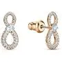 SWAROVSKI Womens Infinity Jewelry Set Collection, Rose Gold Tone & Rhodium Finish, Clear Crystals SWAROVSKI Womens Infinity Jewelry Set Collection, Rose Gold Tone & Rhodium Finish, Clear Crystals