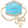 BAUNA Funny Social Distancing Jewelry Mask Brooch with Rhinestone 2021 Pandemic Gift