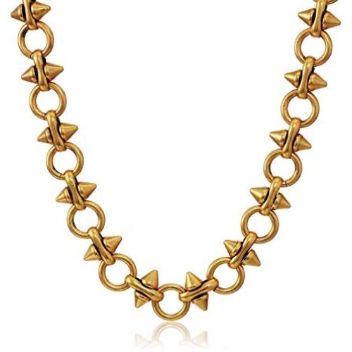 Alex and Ani Spear and Circle Chain 20 in.Magnetic Necklace, RG, Rafaelian Gold (V20ENSP05RG)