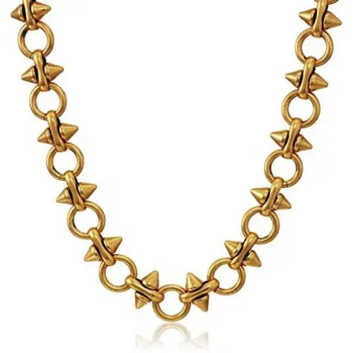 Alex and Ani Spear and Circle Chain 20 in.Magnetic Necklace, RG, Rafaelian Gold (V20ENSP05RG)