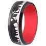 Cloud Dancer 8MM Width Red Black Tungsten Ring Matte Finish Beveled Edges Wedding Band Howling Wolf Wolves Landscape Scene Tungsten Ring -Free Customer Engraving Cloud Dancer 8MM Width Red Black Tungsten Ring Matte Finish Beveled Edges Wedding Band Howling Wolf Wolves Landscape Scene Tungsten Ring -Free Customer Engraving