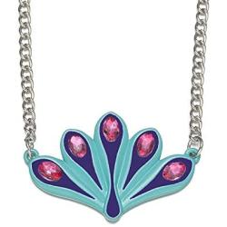 HANRESHE New Crystals Peacock Pendant Necklace Chian Ladybug and Cat Noir Cartoon Jewelry Kids Cosplay Costume for Kids