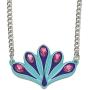 HANRESHE New Crystals Peacock Pendant Necklace Chian Ladybug and Cat Noir Cartoon Jewelry Kids Cosplay Costume for Kids