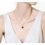 Lab-Created Gemstone Birthstone Heart and Diamond Accent Necklace Pendant Charm in 10k White Gold or 10k Yellow Gold plated or 925 Sterling Sliver with 18” Chain (Choose your Birthstone)