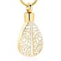 mingkejw Cremation Jewelry for Ashes Tree of Life Memorial Lockets Teardrop Pendant Urn Ashes Holder Necklace Stainless Steel Keepsake