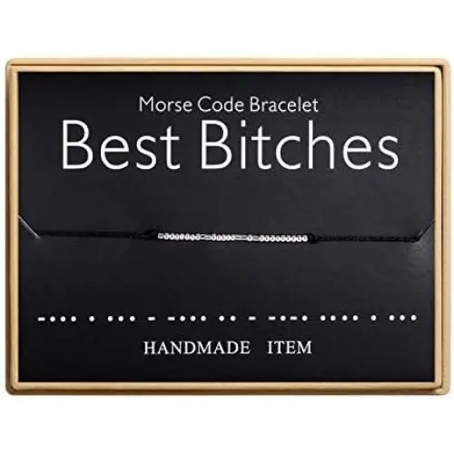 Morse Code Bracelet Handmade Bead Adjustable String Bracelets Inspirational Jewelry for Women Morse Code Bracelet Handmade Bead Adjustable String Bracelets Inspirational Jewelry for Women