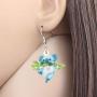 DOWAY Acrylic Charm Cute Cartoon Bamboo Australian Koala Earrings Drop Dangle Jewelry Natural Decoration for Women Girls Funny Party Gifts