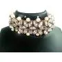 I Jewels Indian Bollywood Gold Plated Ethnic Faux Kundan Party Wear Jewelry Set with Earrings & Maang Tikka for Women (IJ164W)