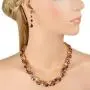 EVER FAITH Full Zircon Party Layer Tear Drop Necklace Earrings Set EVER FAITH Full Zircon Party Layer Tear Drop Necklace Earrings Set