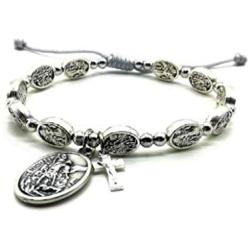 St Michael Archangel Rosary Bracelet, Catholic Gift for Men Women, Saint Michael Chaplet
